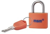 Замок навесной THK1 orange MSM
