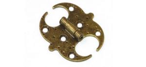 Петля накладная AMIG 553- 60х60х1,5А бронзовый антик 