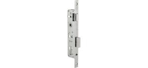 Корпус замка KALE 153/P (20mm) w/b (никель) врезной цил.узкопроф.