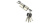 Цил.мех-зм MSM CW60mm SN перфо.кл/верт. (Матовый никель) Цил.мех-зм MSM CW60mm SN перфо.кл/верт. (Матовый никель)
