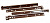 Направляющие Boyard DS802 300мм корич. /DS 03Br.1/300 /