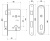 Замок врезной Apecs 1623-CR б/цил._2 Замок врезной Apecs 1623-CR б/цил._2