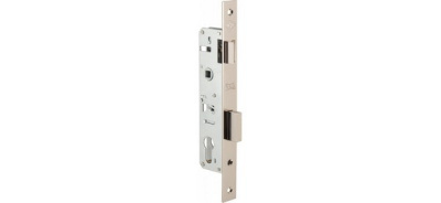 Корпус замка KALE 153 (30mm) w/b (никель) врезной цил.узкопроф.