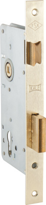 Замок врезной KALE 152/R (40 mm) w/b (латунь)
