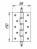Петля универс. 4BB/E 150x95x3 WAB (мат. бронза) FUARO_2 Петля универс. 4BB/E 150x95x3 WAB (мат. бронза) FUARO_2