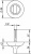 Ручка поворотная BKW8 RM-SG/GP-4 (без ответной части)_2 Ручка поворотная BKW8 RM-SG/GP-4 (без ответной части)_2