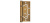 Петля универс. б/врезки 500-2BB 100x2.5 CF (кофе)