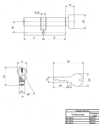 Ц.м. Avers EL-70-C-NI_2