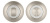 Ручка поворотная BK6 TL SN/CP-3 матовый никель/хром Ручка поворотная BK6 TL SN/CP-3 матовый никель/хром